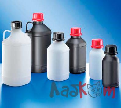 Бутыль Kautex узкогорлая 500 мл, HDPE, 45 мм, естественный цвет, без крышки, с сертификатом ООН