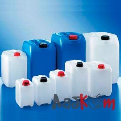 Канистра Kautex 25 л, HDPE, 60 мм, синий цвет, без крышки, с сертификатом ООН для транспортировки