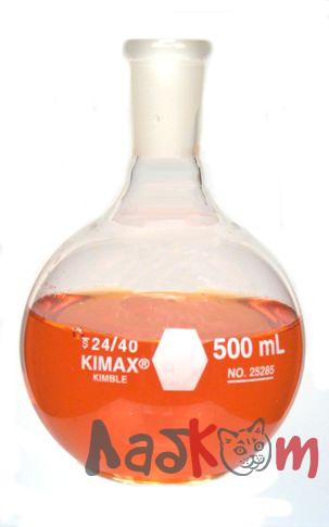 Колба испарительная Kimble 3000 мл, круглодонная, 24/40, стекло