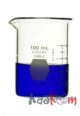 Стакан Гриффина Kimble 100 мл, низкий, с градуировкой, с носиком, стекло