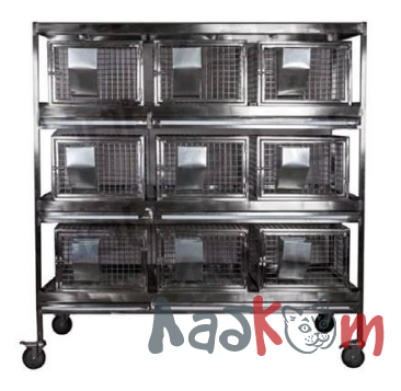 Стеллаж с клетками для лабораторных кроликов CL-1231.3