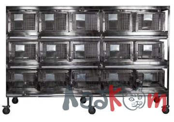 Стеллаж с клетками для лабораторных кроликов CL-1231.5