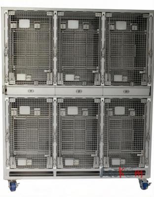 Модуль из 6 клеток для лабораторных мартышек CL2009