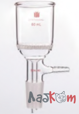 Воронка Бюхнера с внутренним шлифом и перфорированной пластиной 32 мм, 30 мл, 14/20 F963014